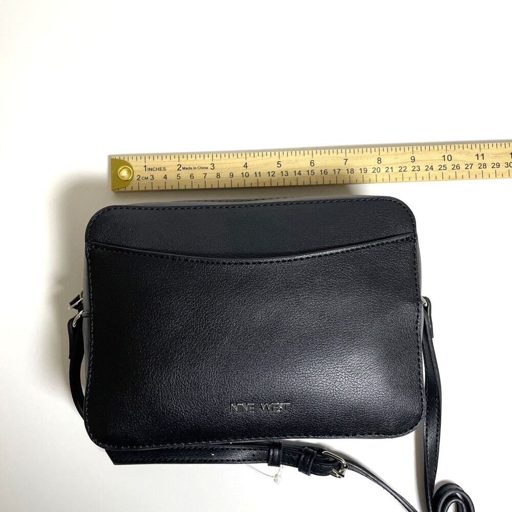 Nine West Calandra Mini Camera Crossbody Black New - Picture 6 of 8